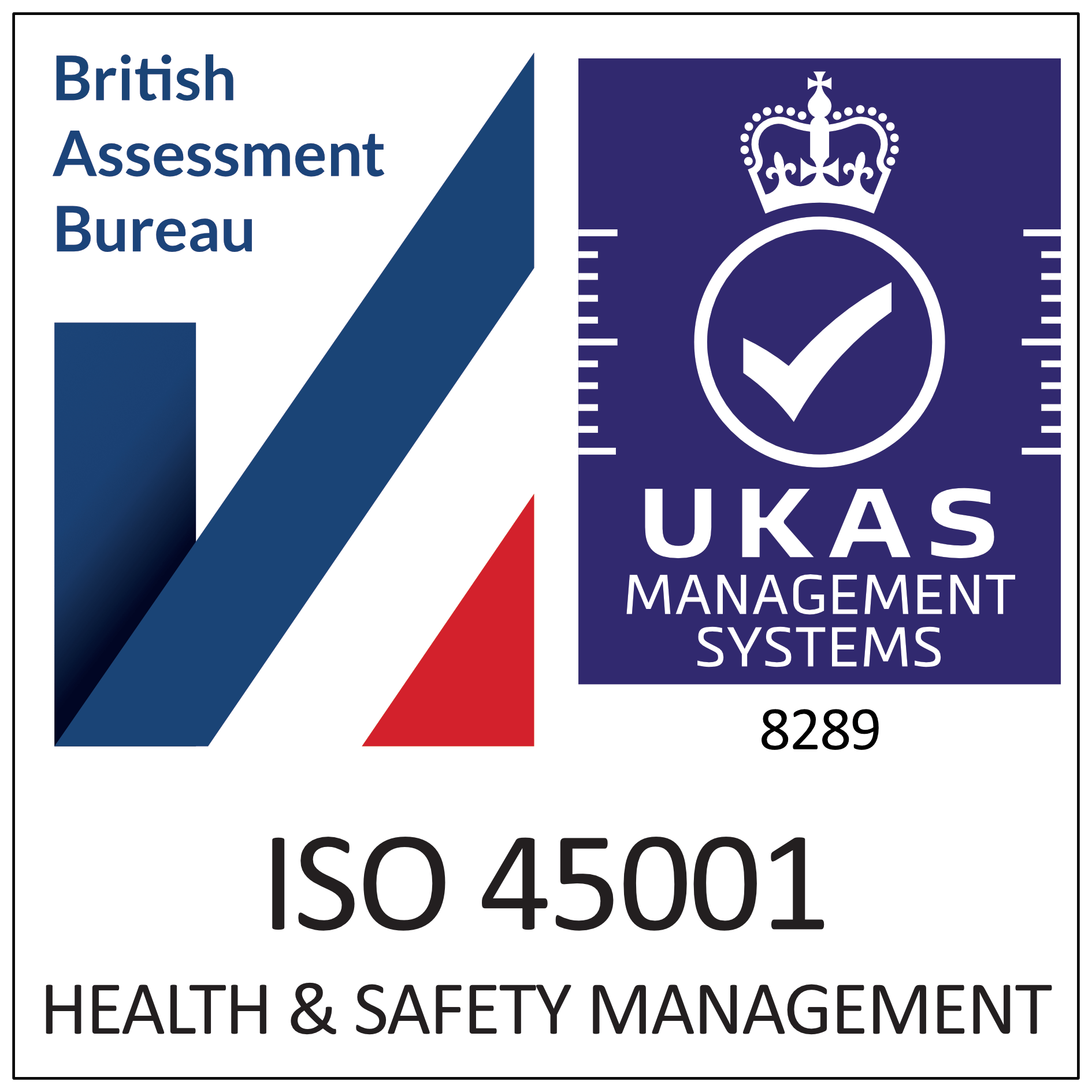 ISO 45001 Occupational Health & Safety certification