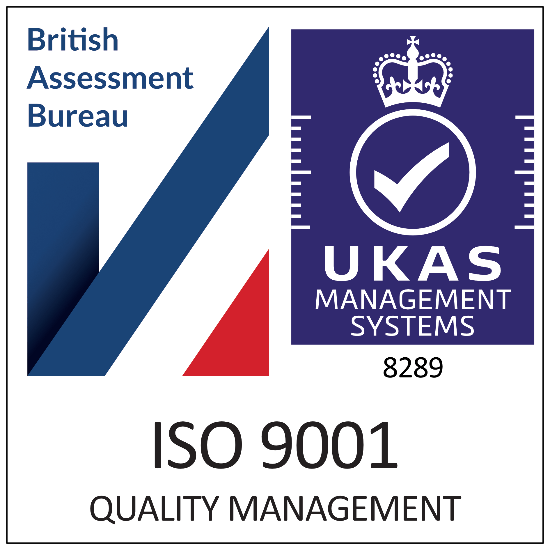 ISO 9001 Quality Management certification